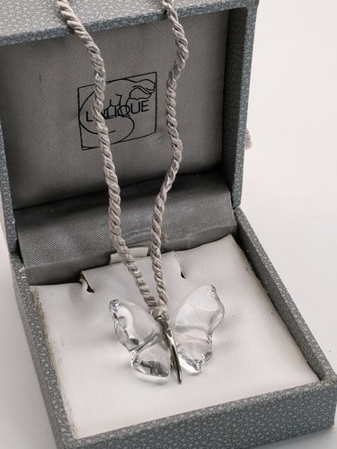 Lalique papillion crystal - papillion,