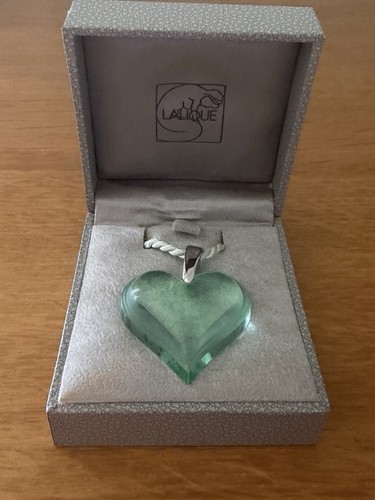 Lalique turquoise heart - lalique,