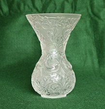 Lalique Arabesque vase with
