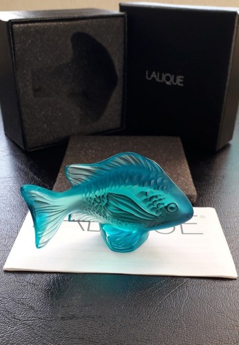 Lalique turquoise blue - lalique, damsel
