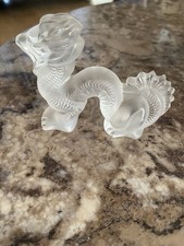 Lalique Crystal Dragon Made In