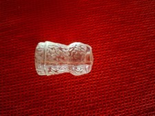 lalique signed frosted crystal