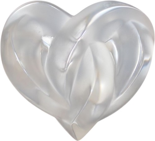 Lalique entwined knotted heart - knotted,