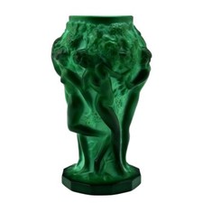 Art Deco Malachite jade Glass