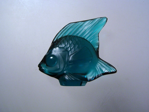 Lalique crystal angel fish - lalique,